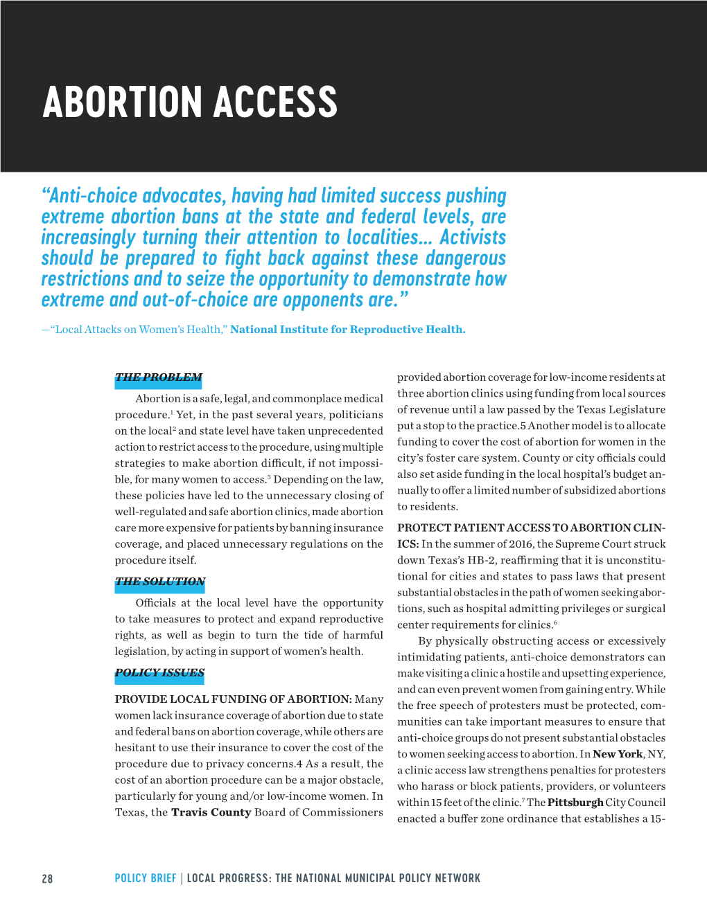 Abortion Access
