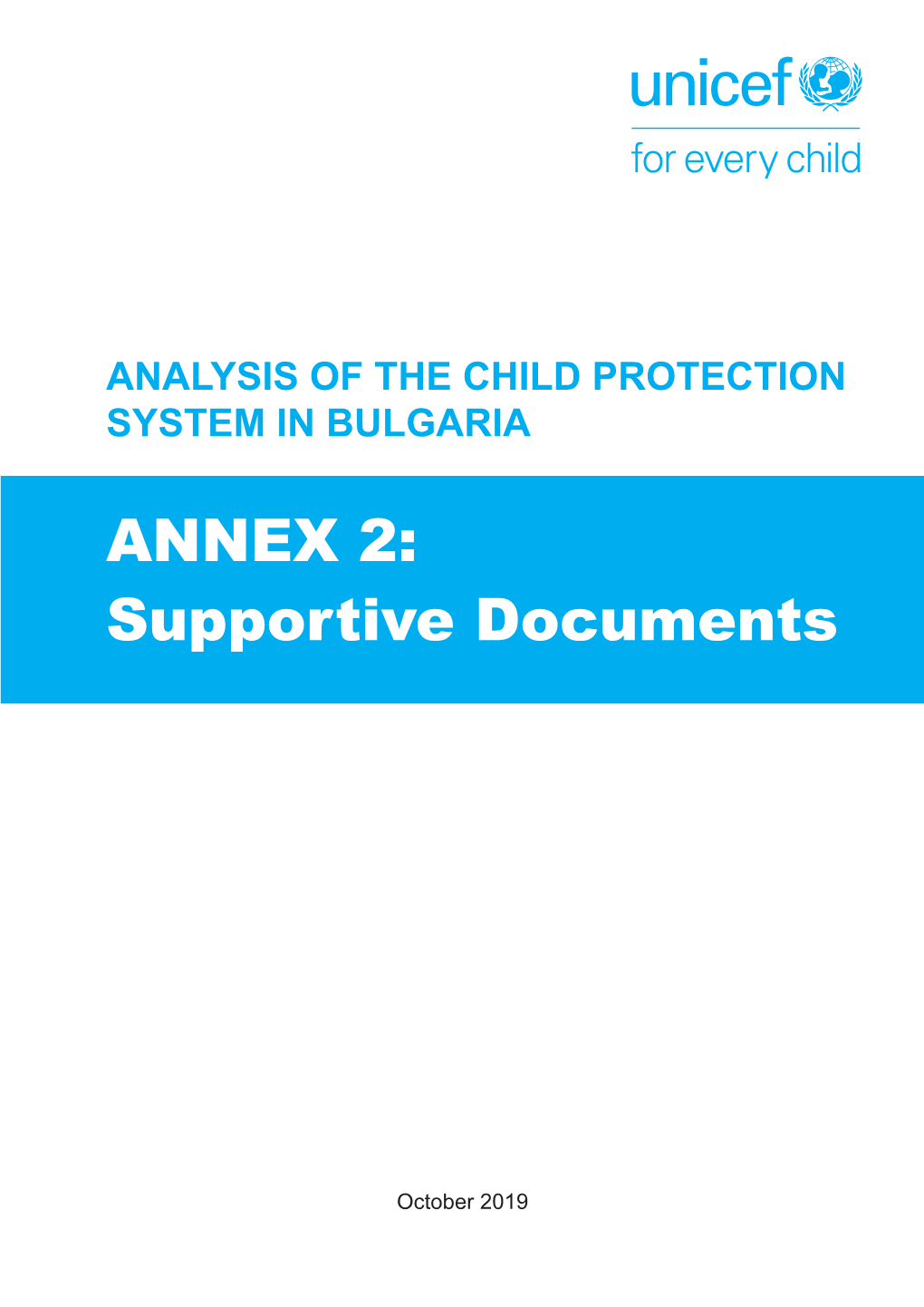 ANNEX 2: Supportive Documents