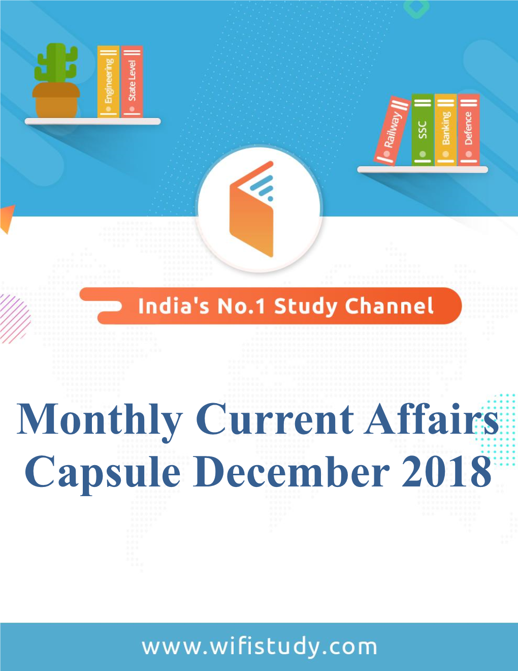 Monthly Current Affairs Capsule December 2018