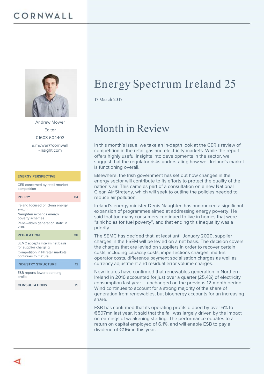 Energy Spectrum Ireland 25