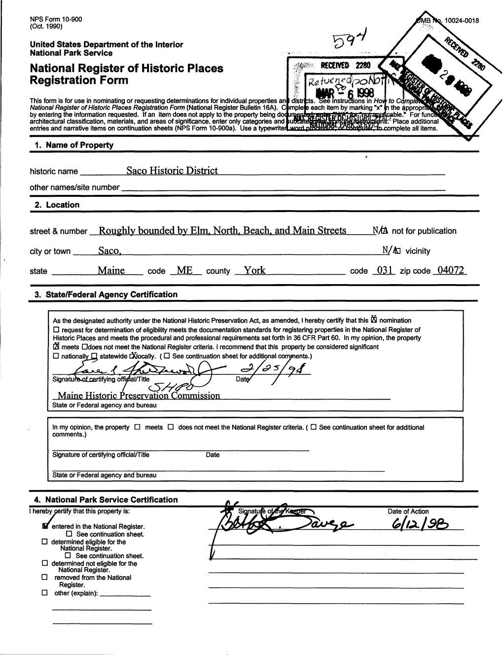 National Register of Historic Places Registration Form