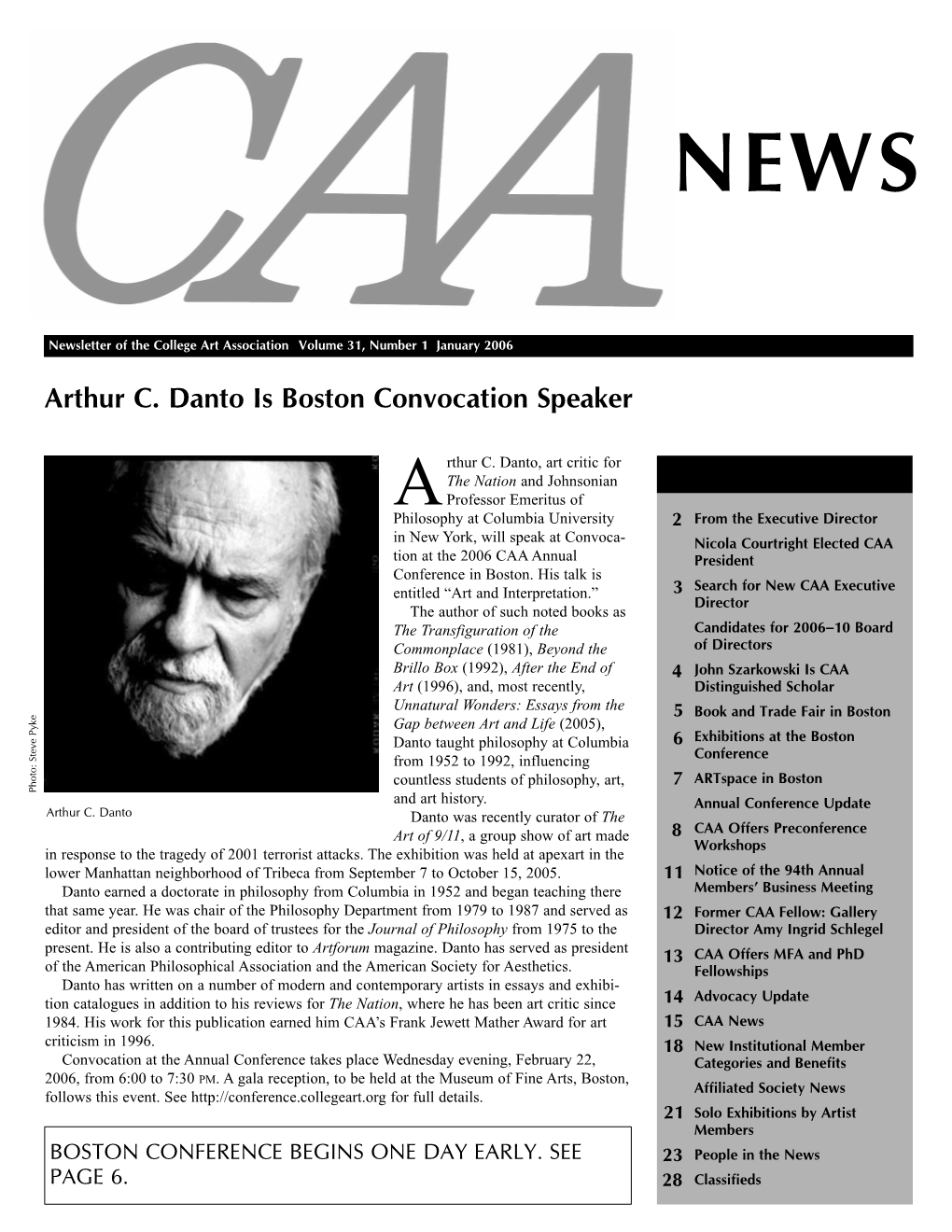 CAA News Criticism in 1996