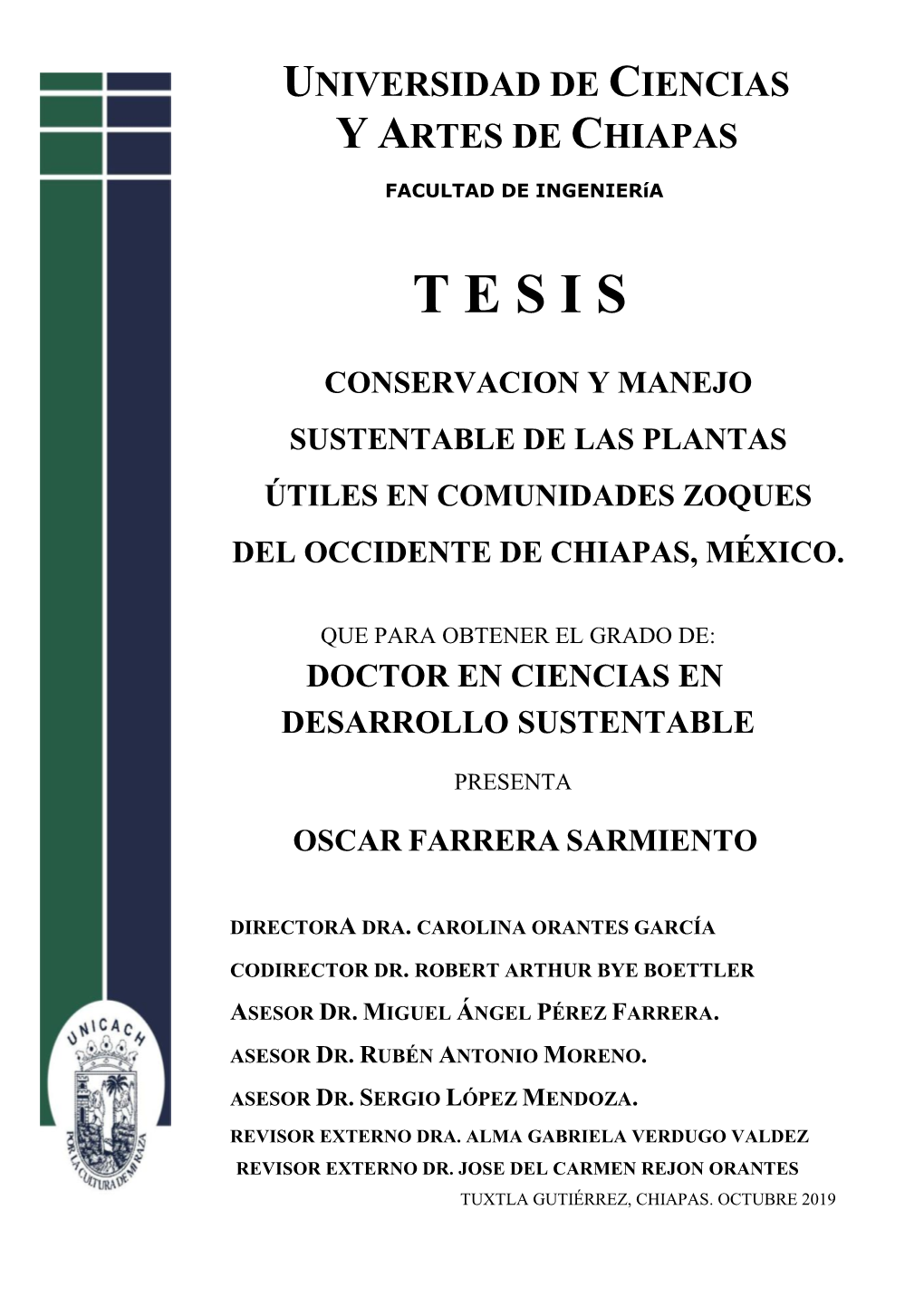 Tesis Conservacion Y Manejo Sustentable