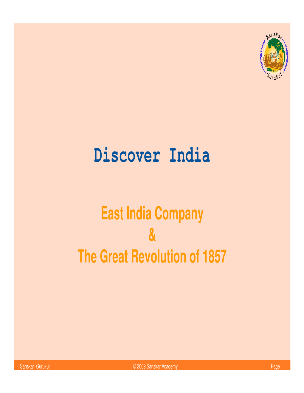 Discover India