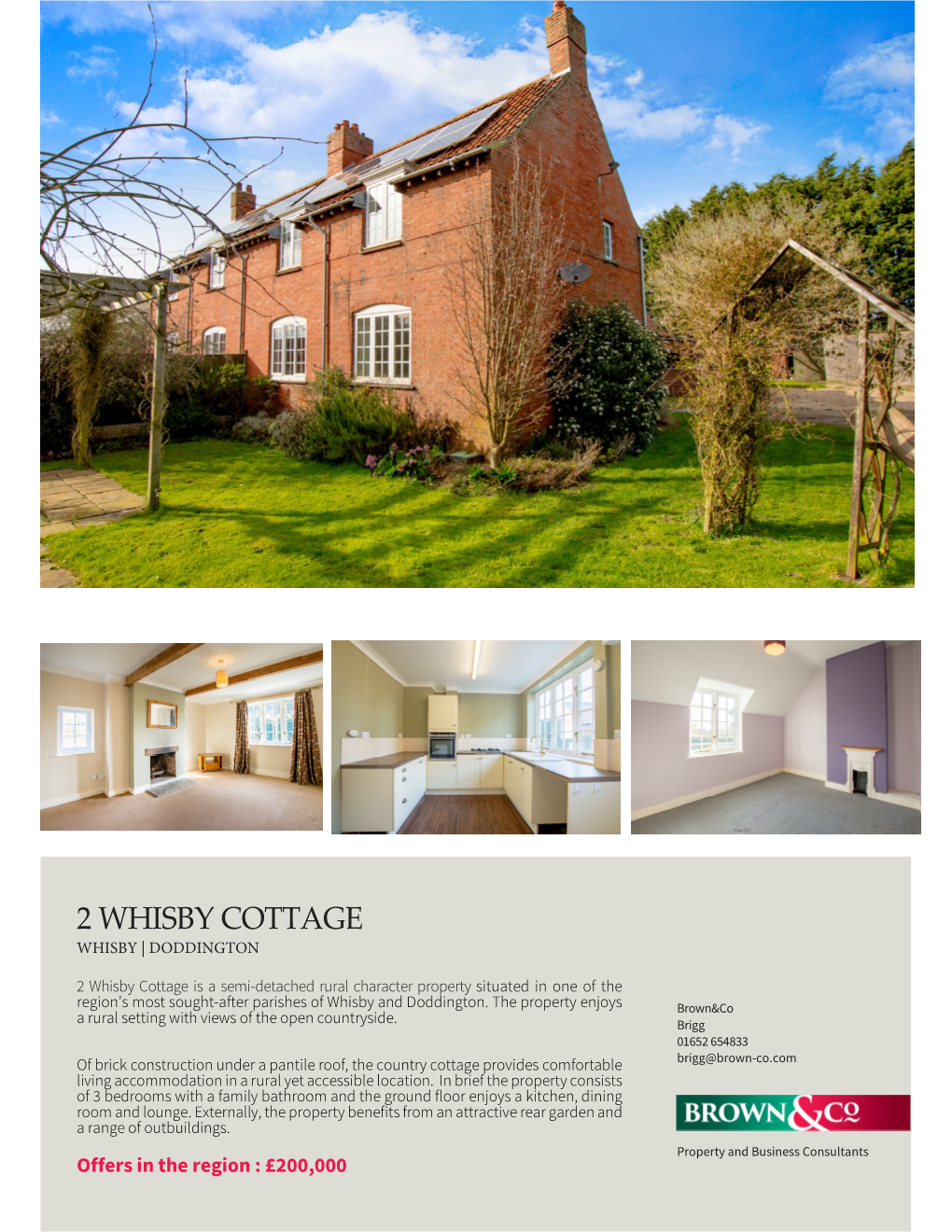 2 Whisby Cottage Whisby | Doddington