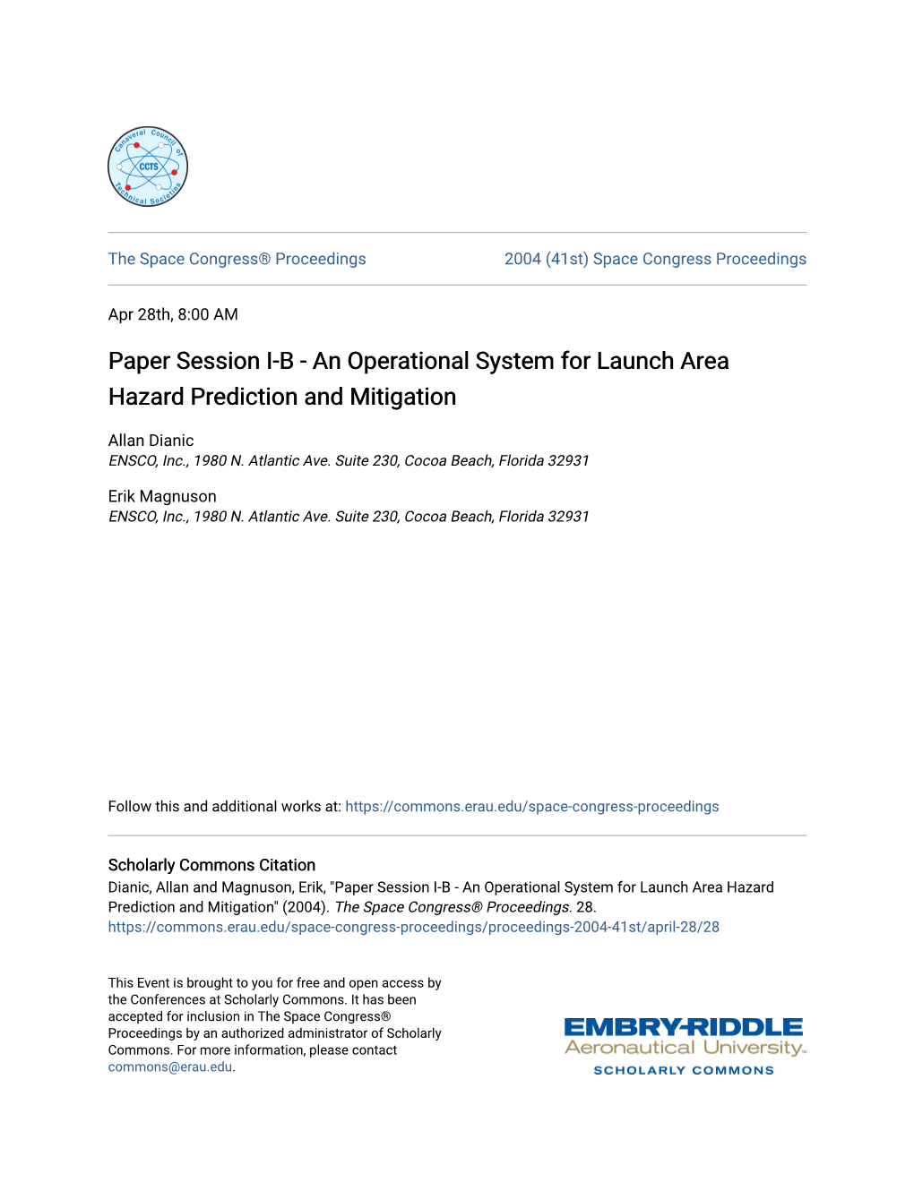 An Operational System for Launch Area Hazard Prediction and Mitigation