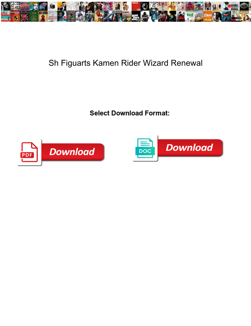 Sh Figuarts Kamen Rider Wizard Renewal Port