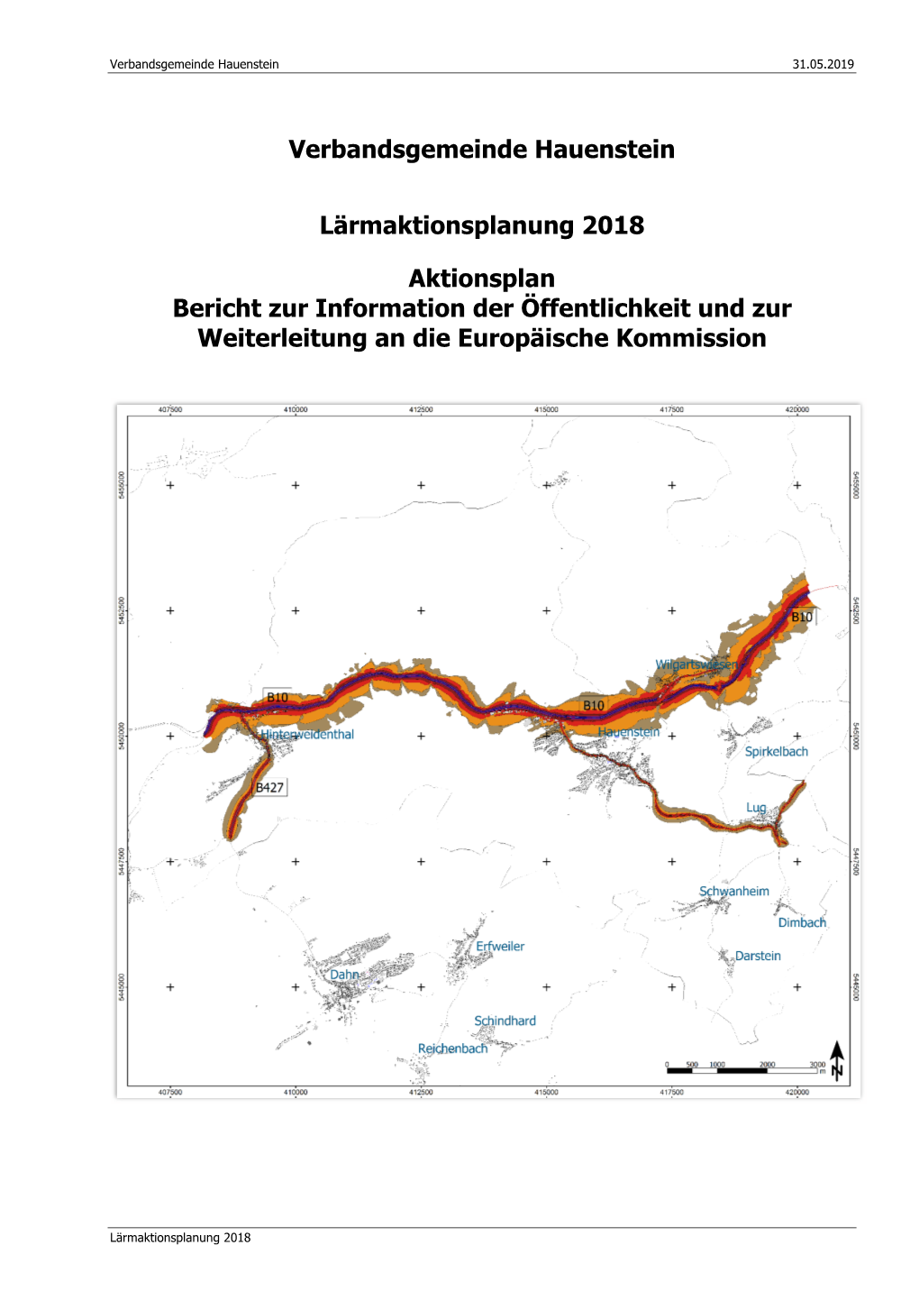 Verbandsgemeinde Hauenstein Lärmaktionsplanung 2018