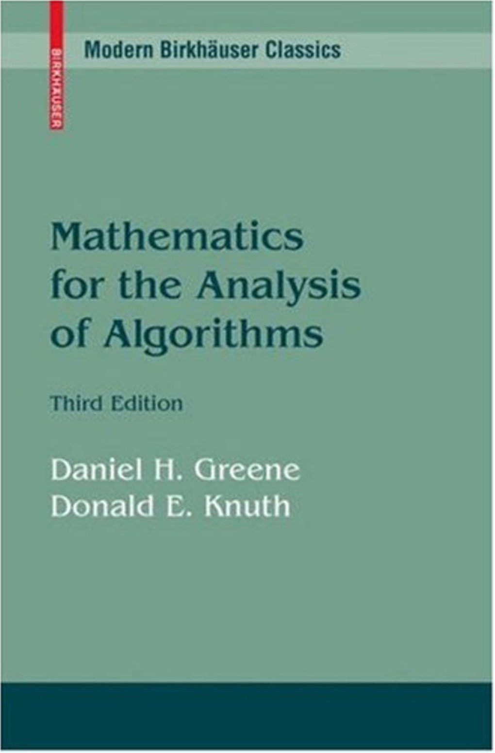 Mathematics for Algorithm Analysis.Pdf