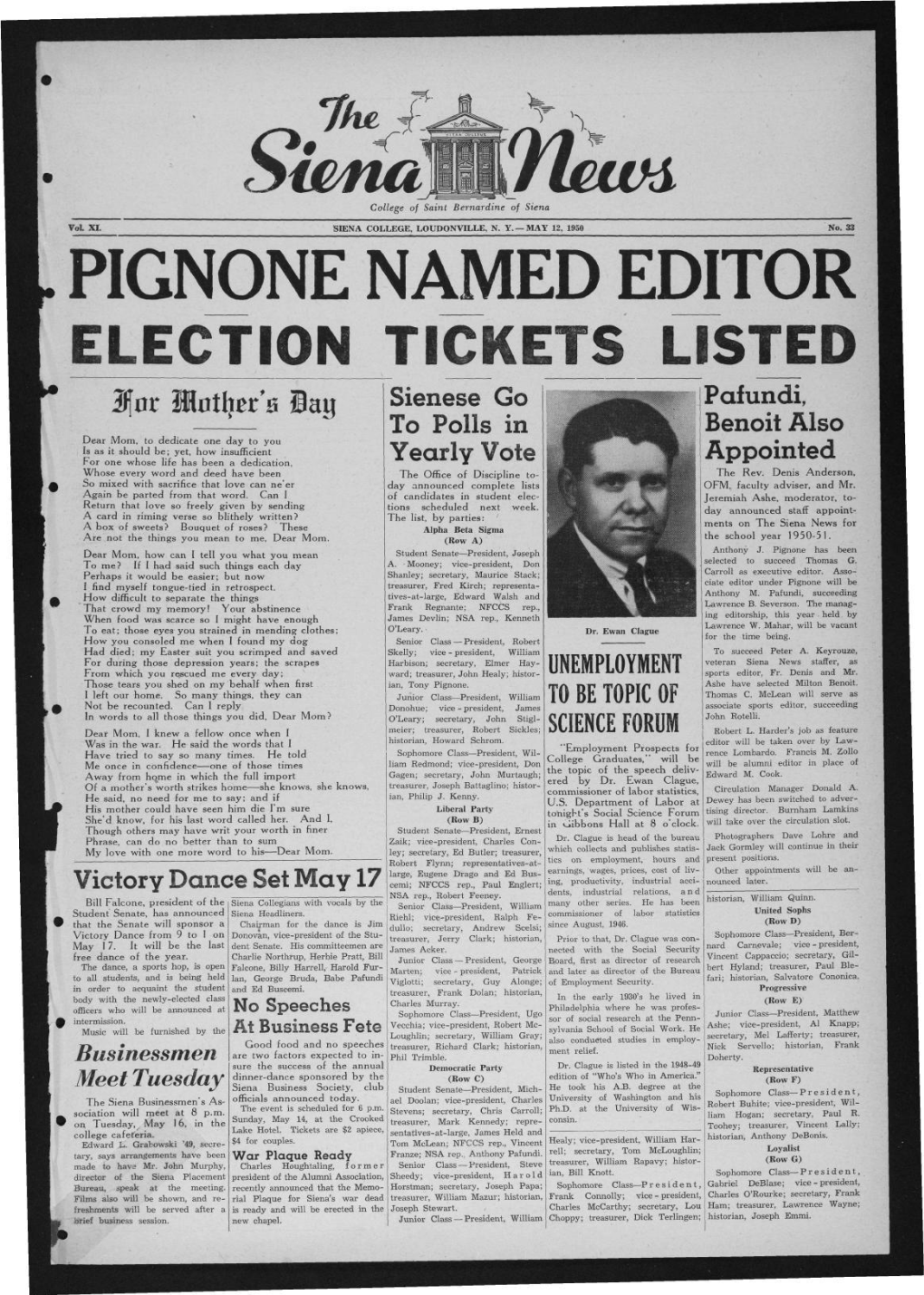 Pignone Named Editor