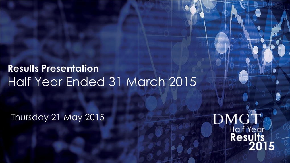 DMGT Half Year Resuits 2015