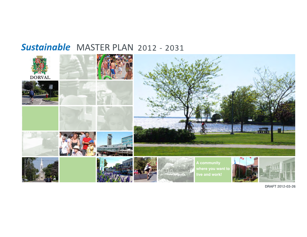 Sustainable MASTER PLAN 2012 - 2031