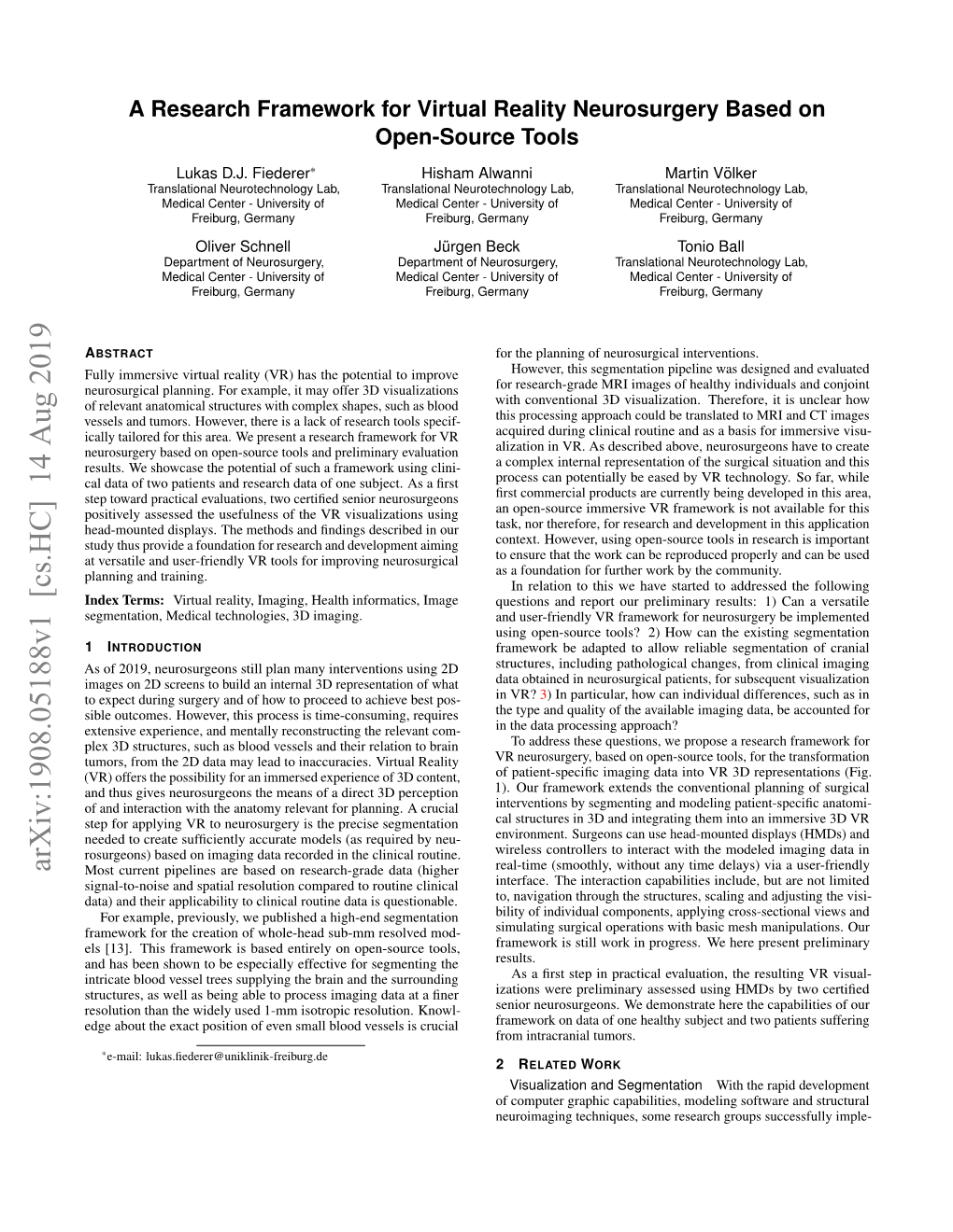 Arxiv:1908.05188V1 [Cs.HC] 14 Aug 2019