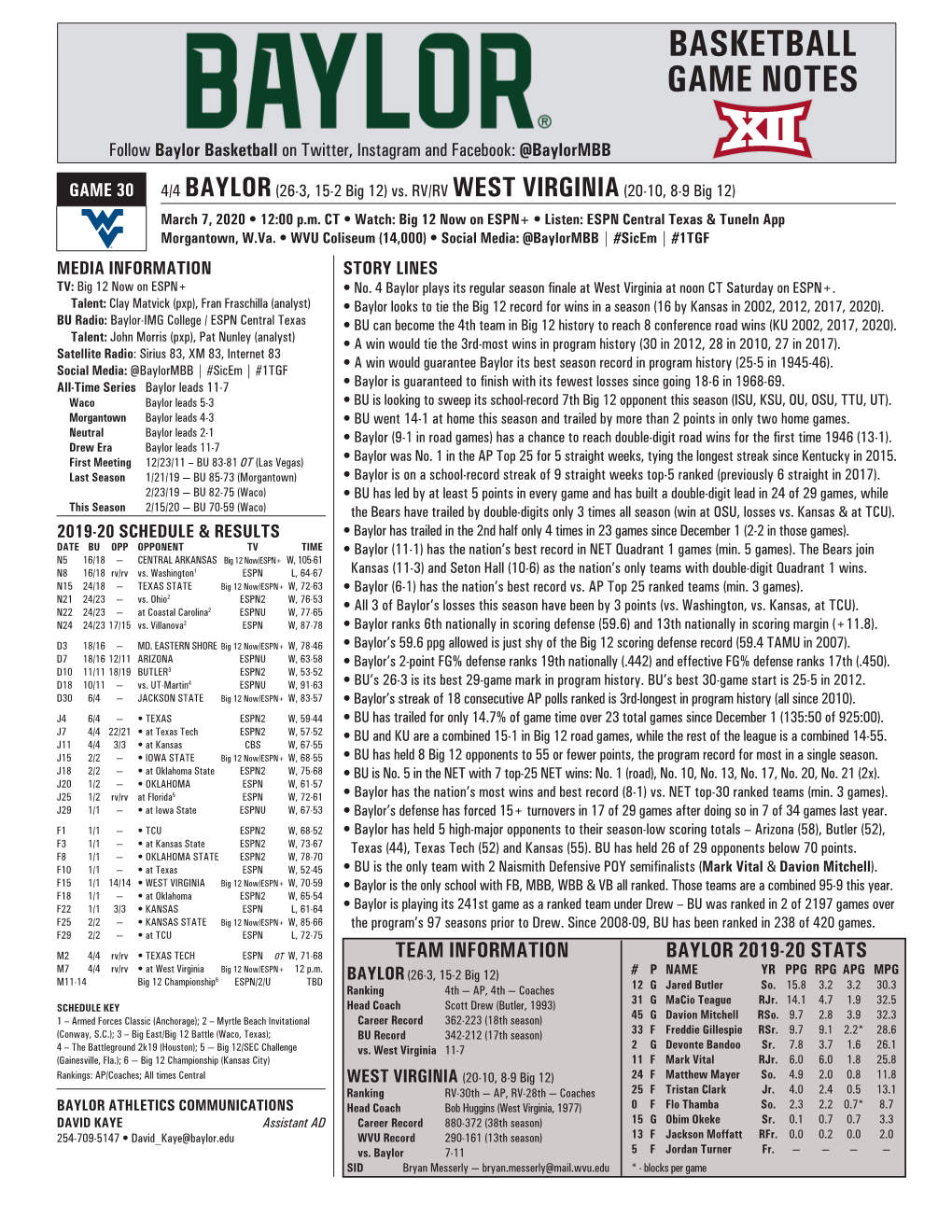 Basketball Game Notes Basketballgame 1 — Oral Roberts Game Notes