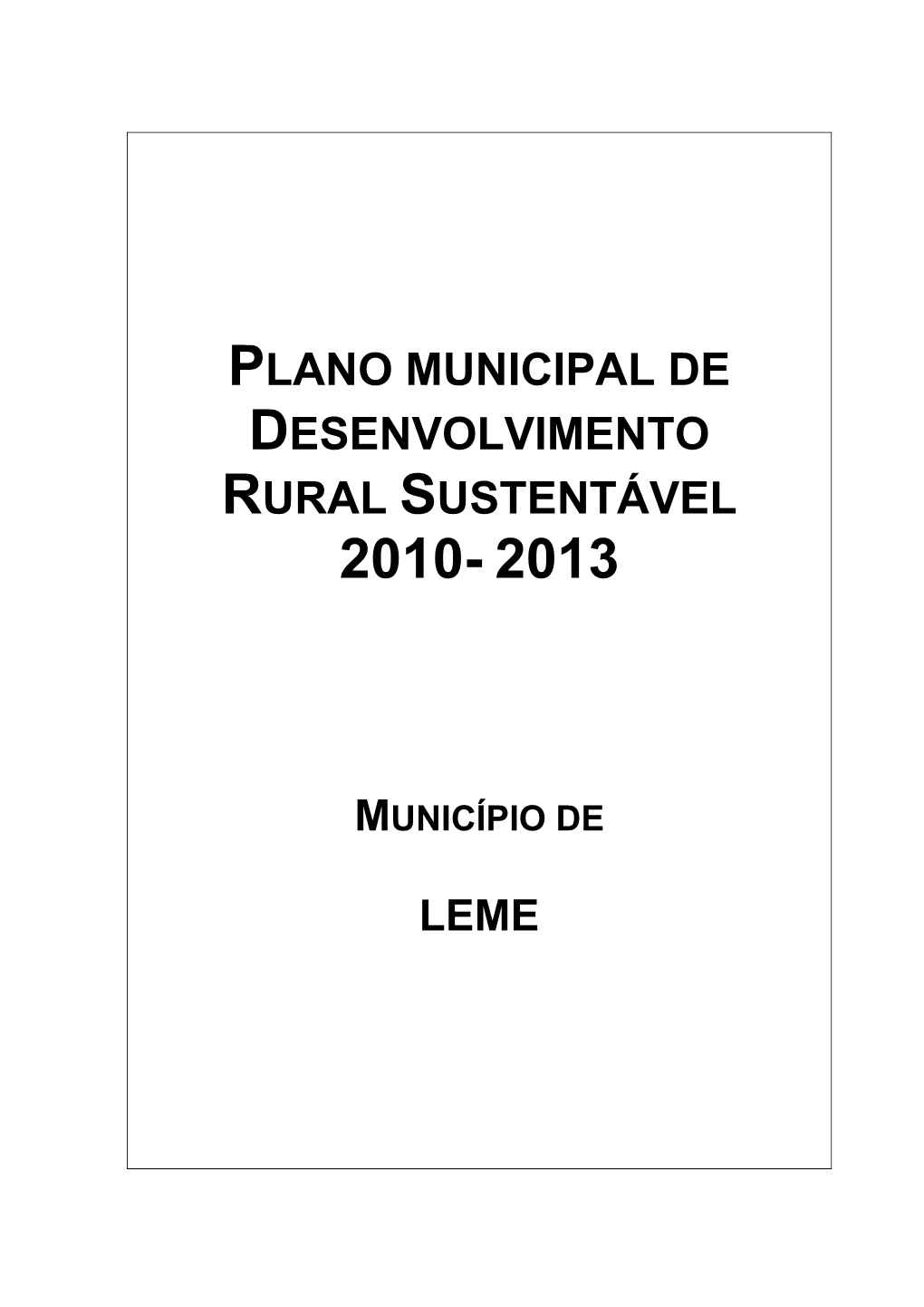 Apoio Ao Planejamento Municipal