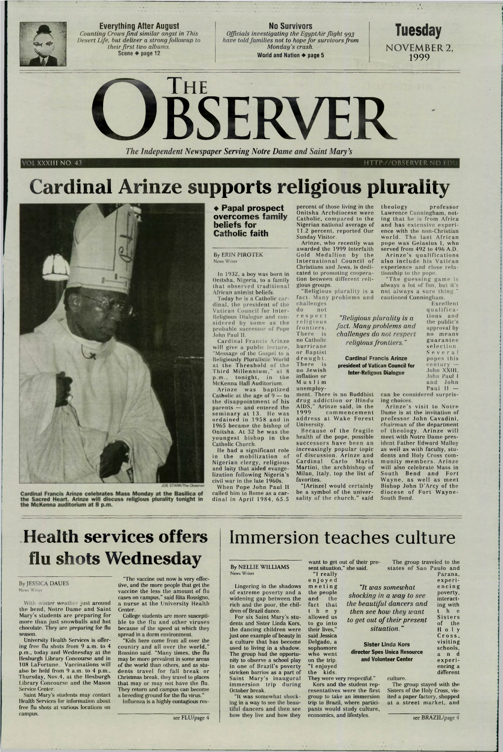 Cardinal Arinze Supports Religious Plurality