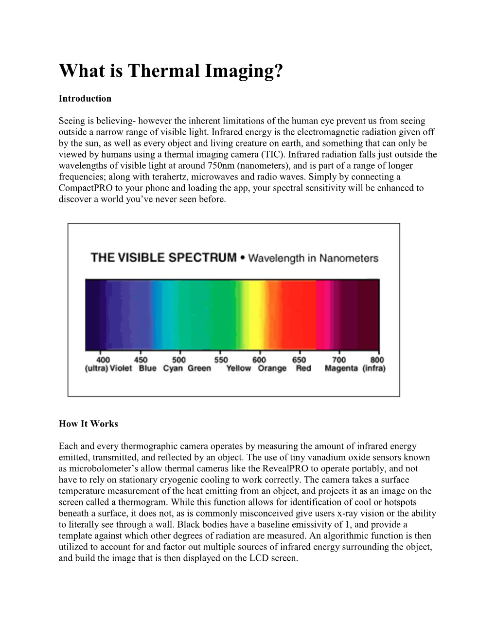What Is Thermal Imaging?