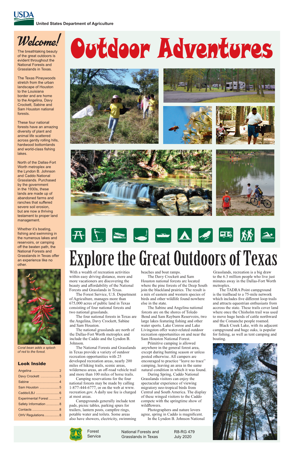 Explore the Great Outdoors of Texas with a Wealth of Recreation Activities Beaches and Boat Ramps