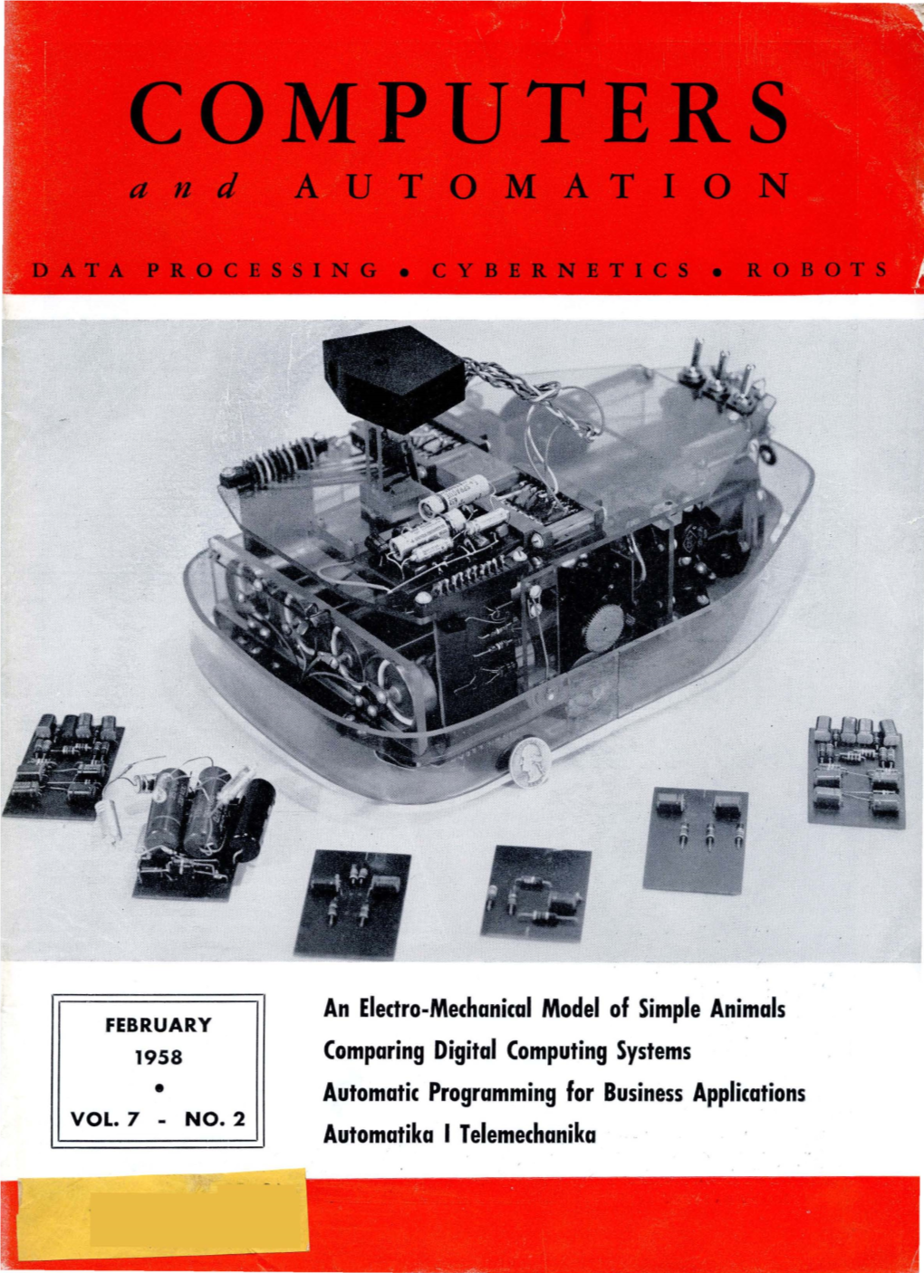 An Electro-Mechanical Model of Simple Animals Comparing Digital