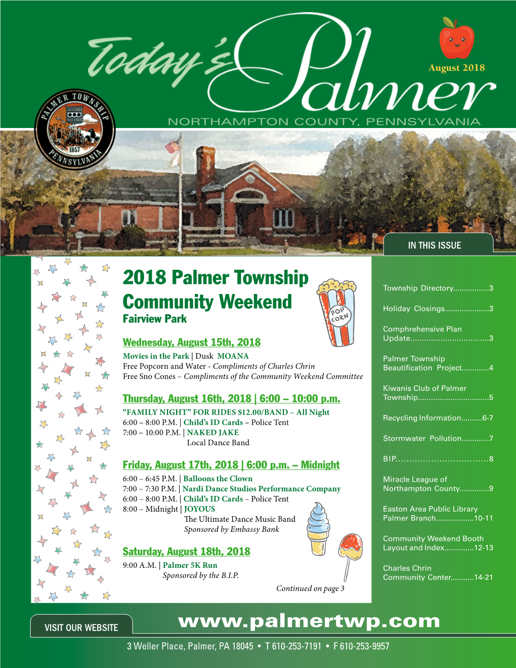 2018 Palmer Township Community Weekend