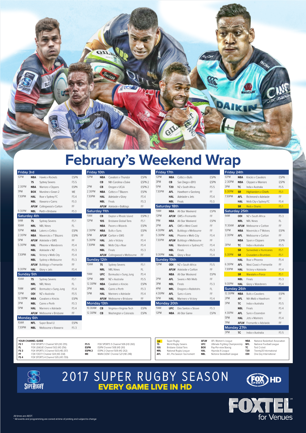 February's Weekend Wrap