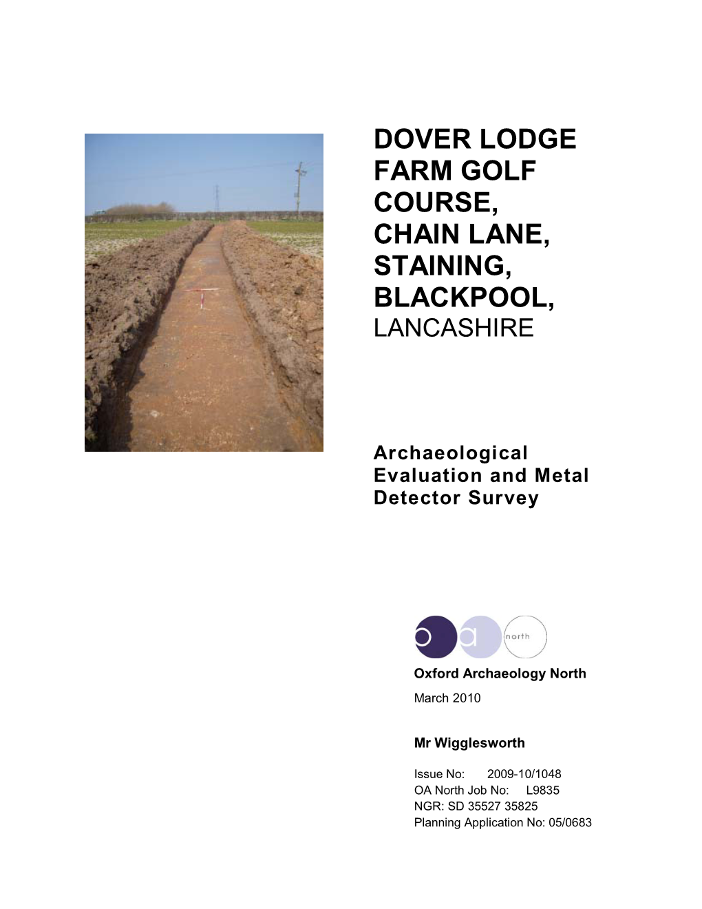 Dover Lodge Farm Golf Course, Chain Lane, Staining, Blackpool, Lancashire