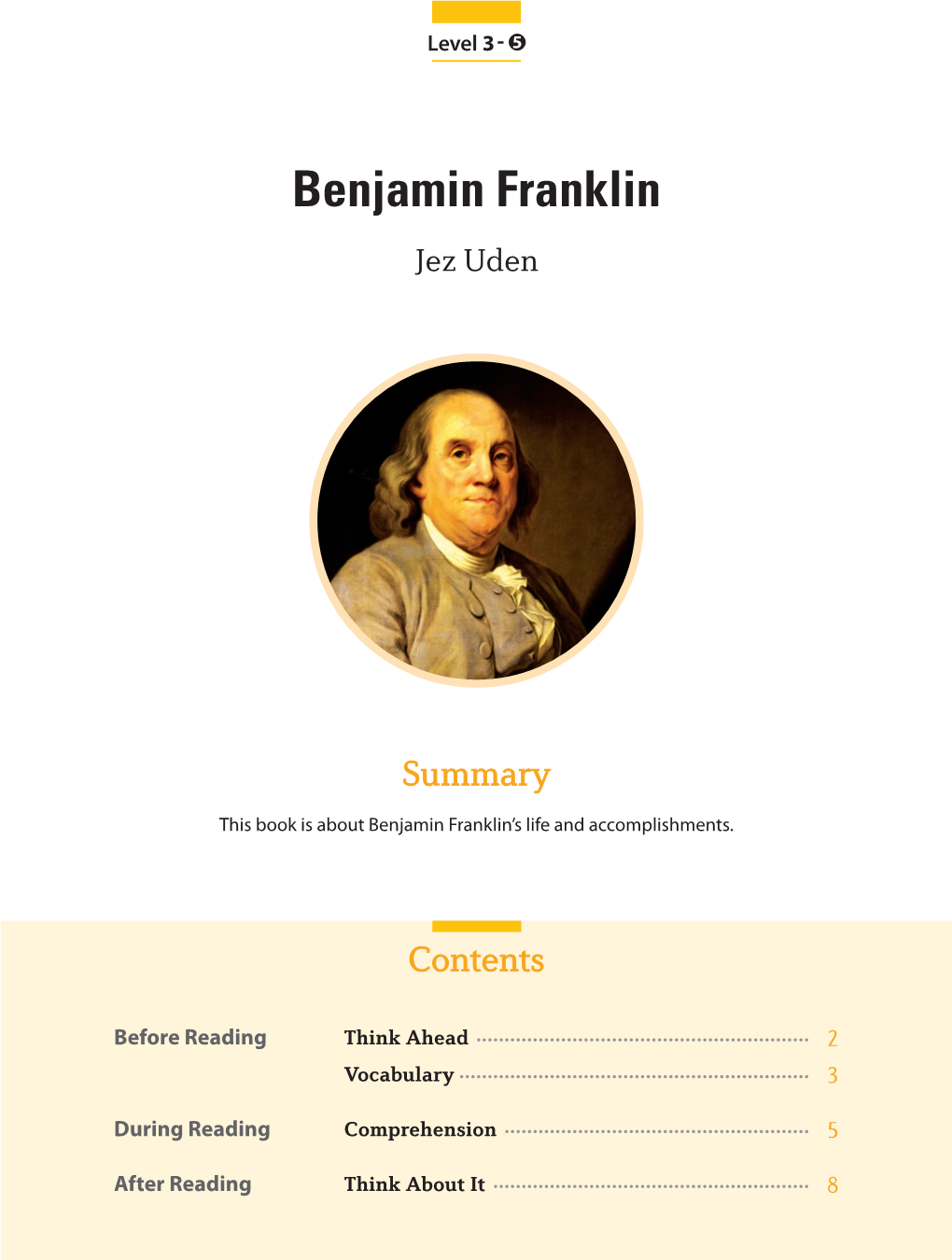 Benjamin Franklin Jez Uden