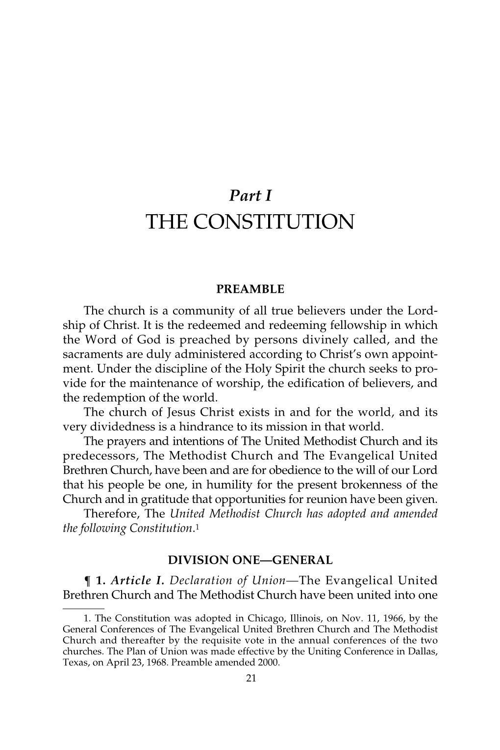 The Constitution