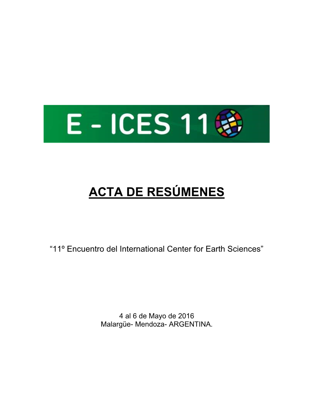 Acta De Resúmenes