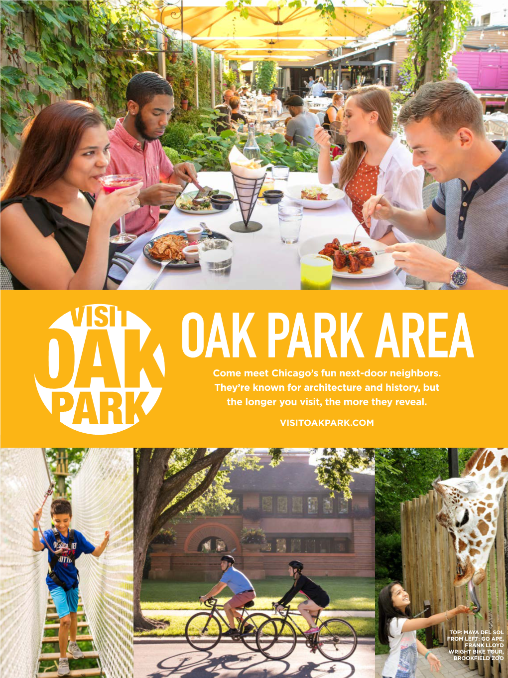 OAK PARK AREA Come Meet Chicago’S Fun Next-Door Neighbors