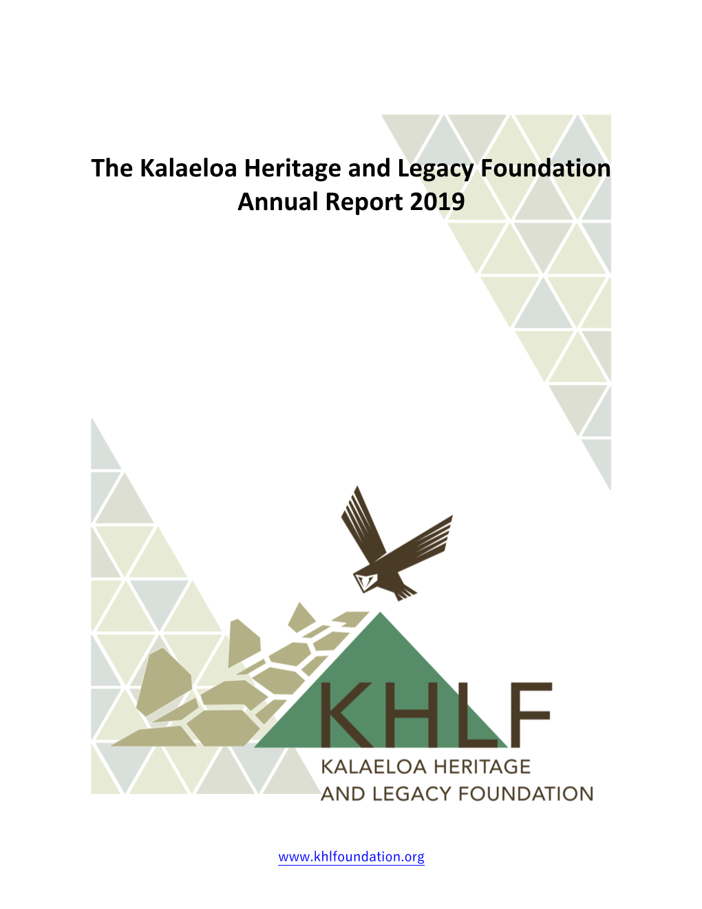 KHLF Annual Report 2019