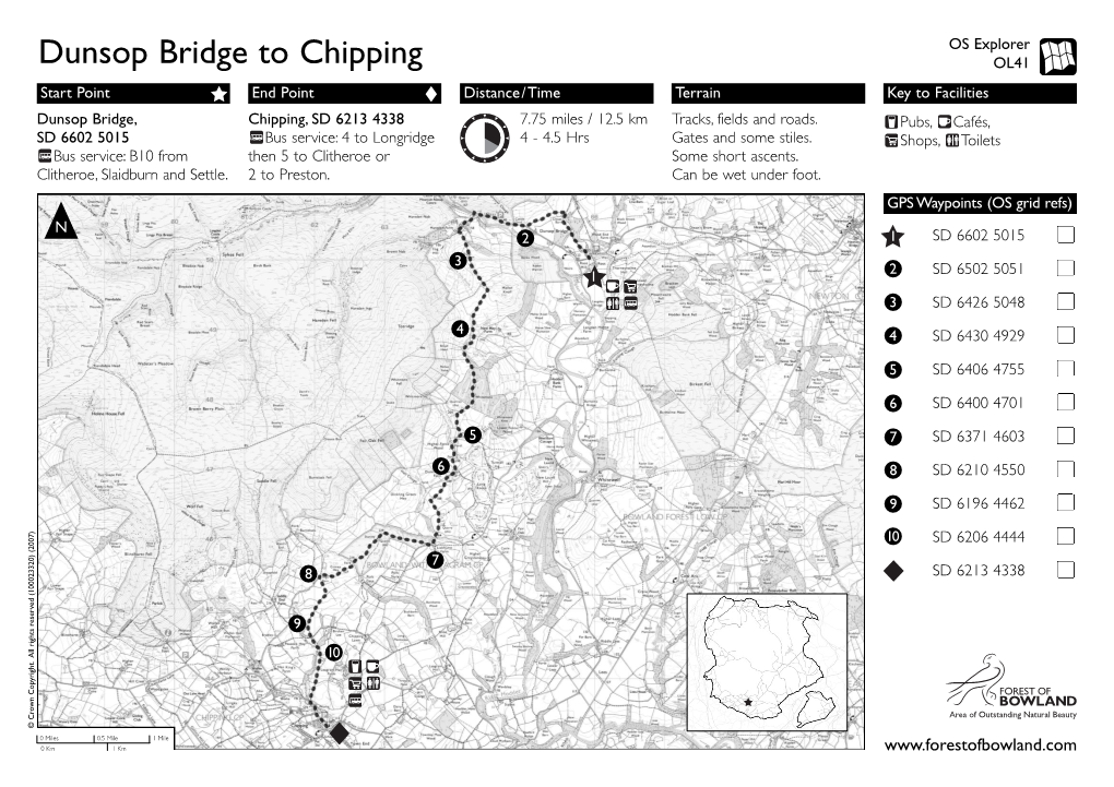 Dunsop to Chipping Walk