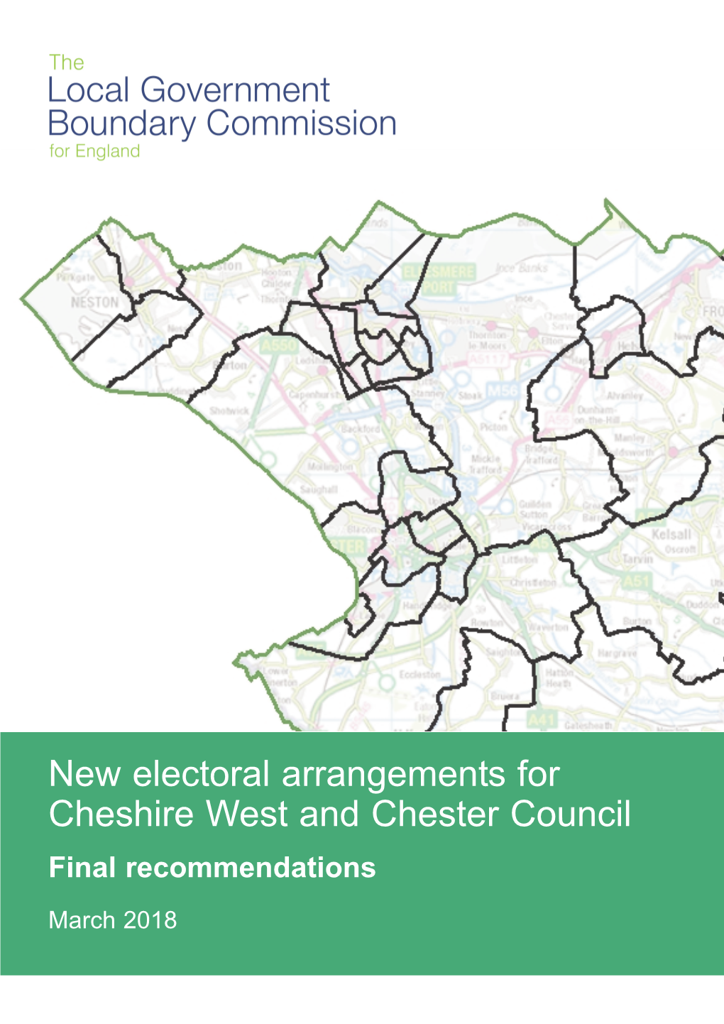 New Electoral Arrangements for Cheshire West and Chester Council