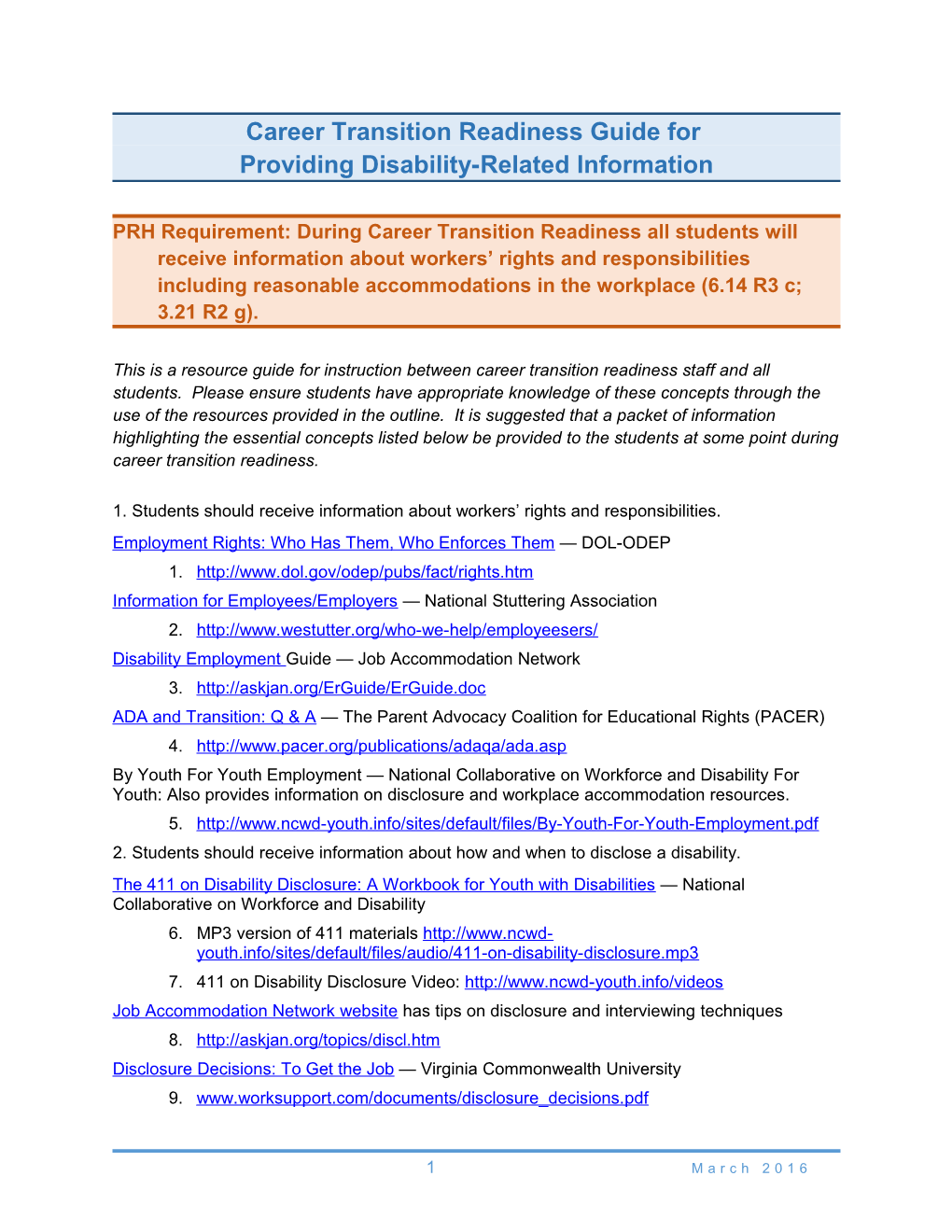 Career Transition Readiness Guide For