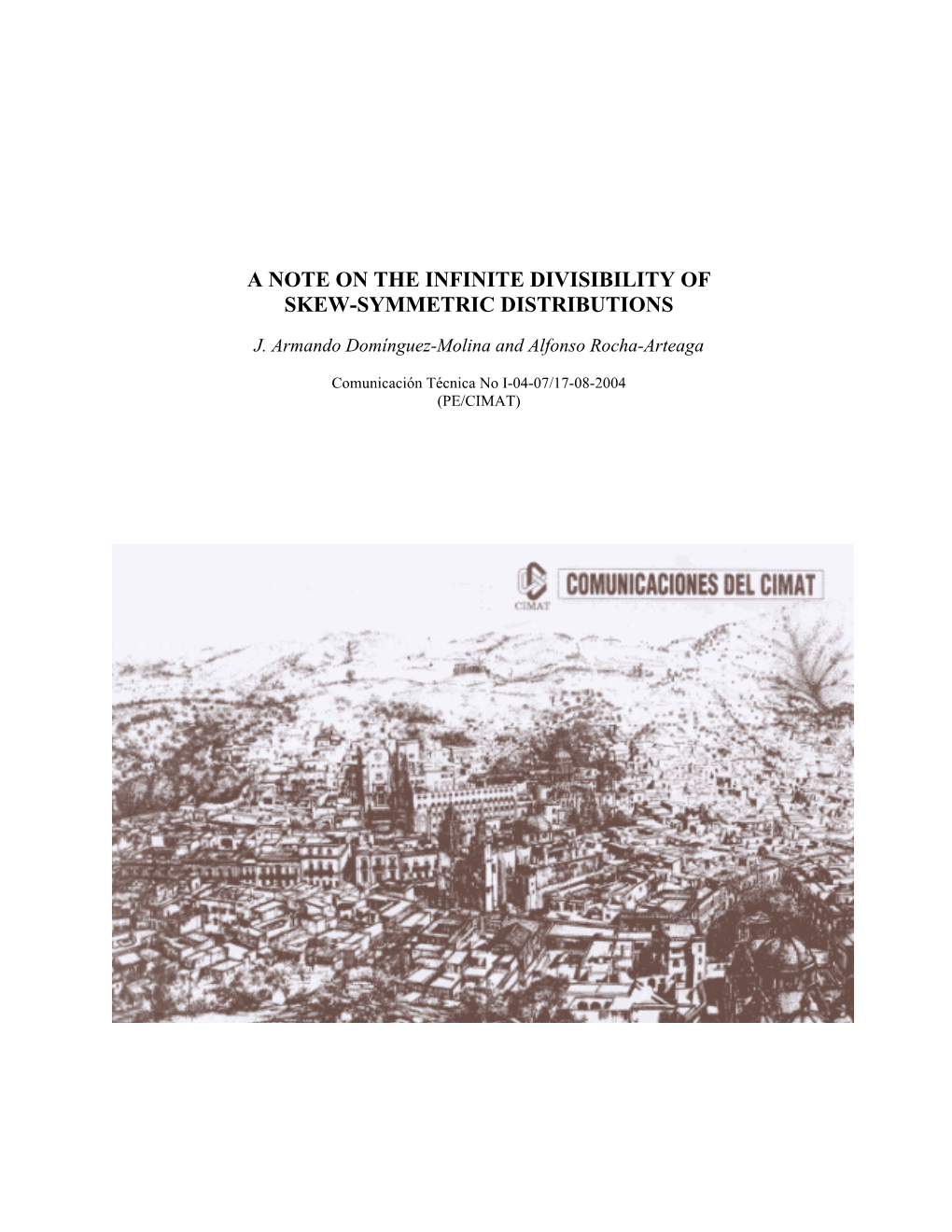 A Note on the Infinite Divisibility of Skew-Symmetric Distributions