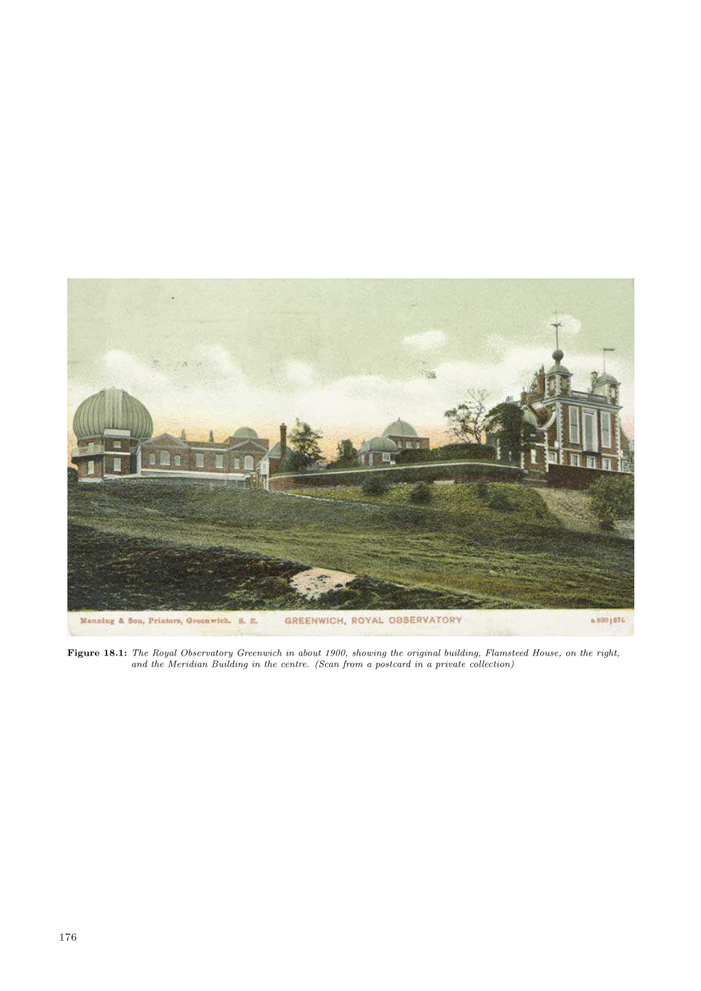 The Royal Observatory Greenwich in About 1900, Showing the Original Building, Flamsteed House, on the Right, and the Meridian Building in the Centre