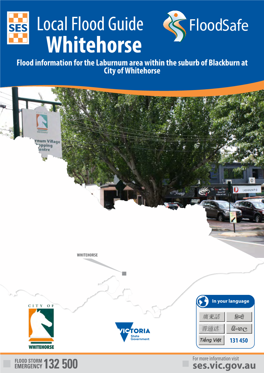 Local Flood Guide Safe Whitehorse Flood Information for the Laburnum Area Within the Suburb of Blackburn at City of Whitehorse
