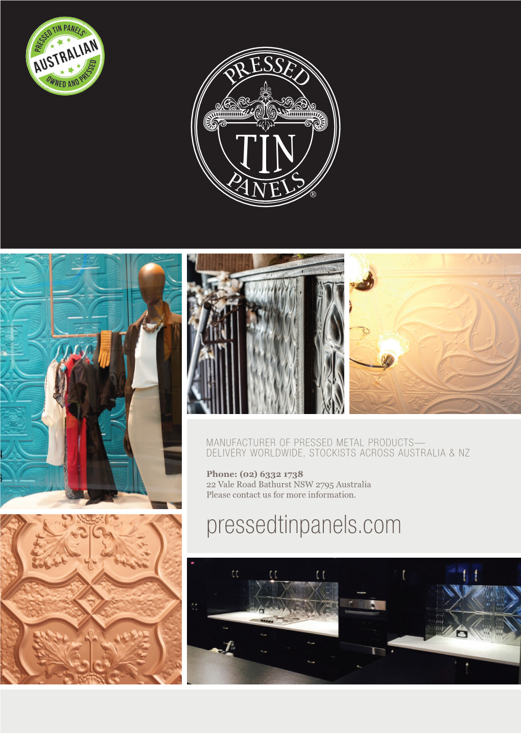 Pressed Tin Panels Brochure