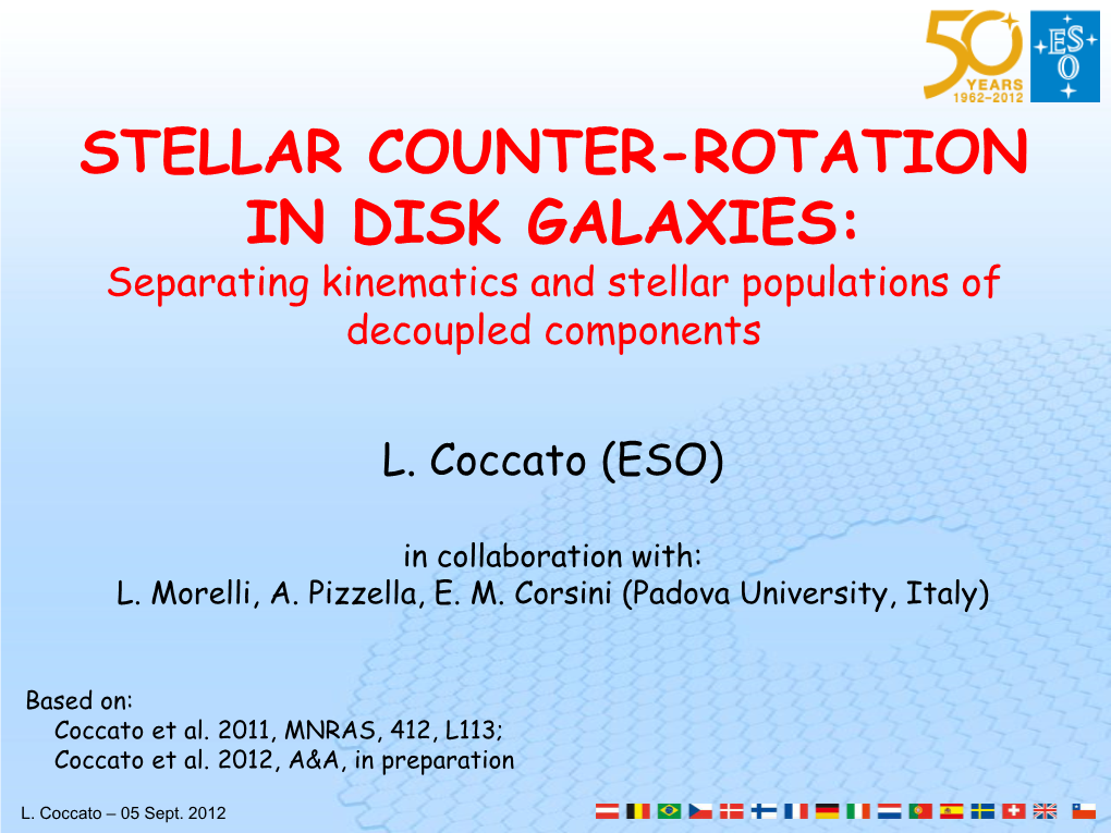 STELLAR COUNTER-ROTATION in DISK GALAXIES: Separating Kinematics and Stellar Populations of Decoupled Components