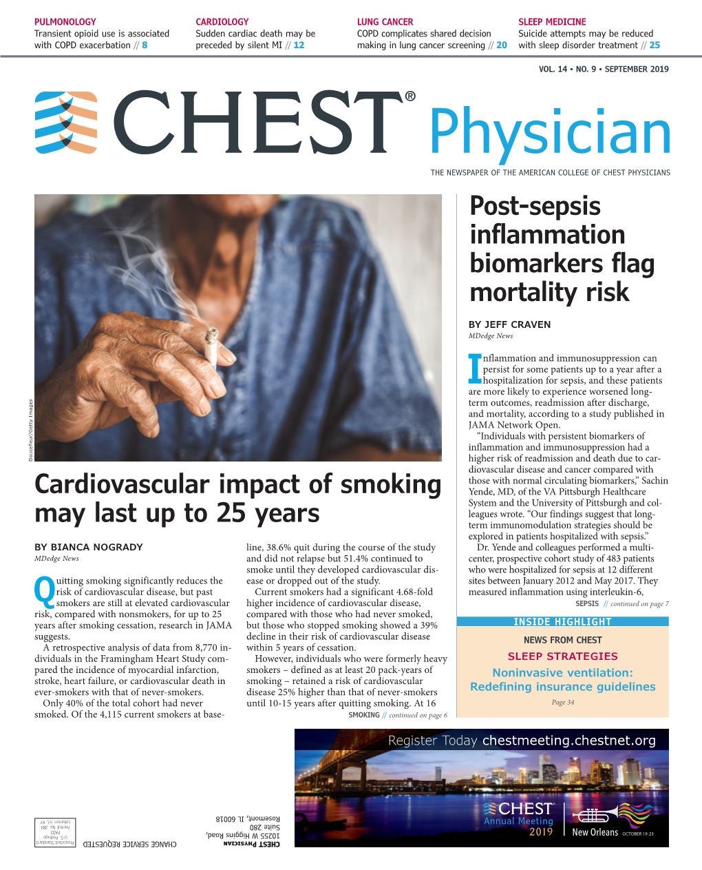 Post-Sepsis Inflammation Biomarkers Flag Mortality Risk Cardiovascular