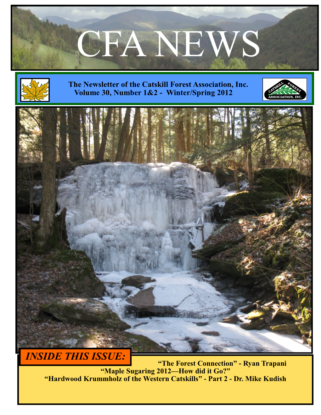 2012 Winter-Springnewsletter