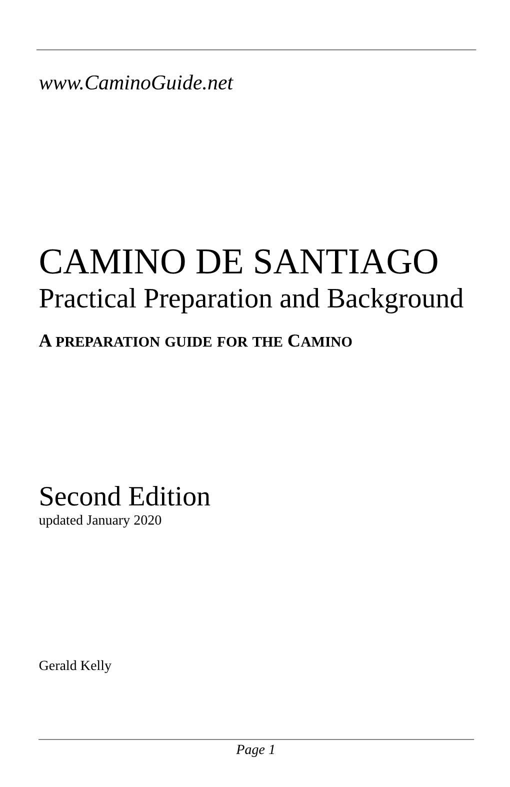 Our Guide to Preparing for the Camino, Just Click Here