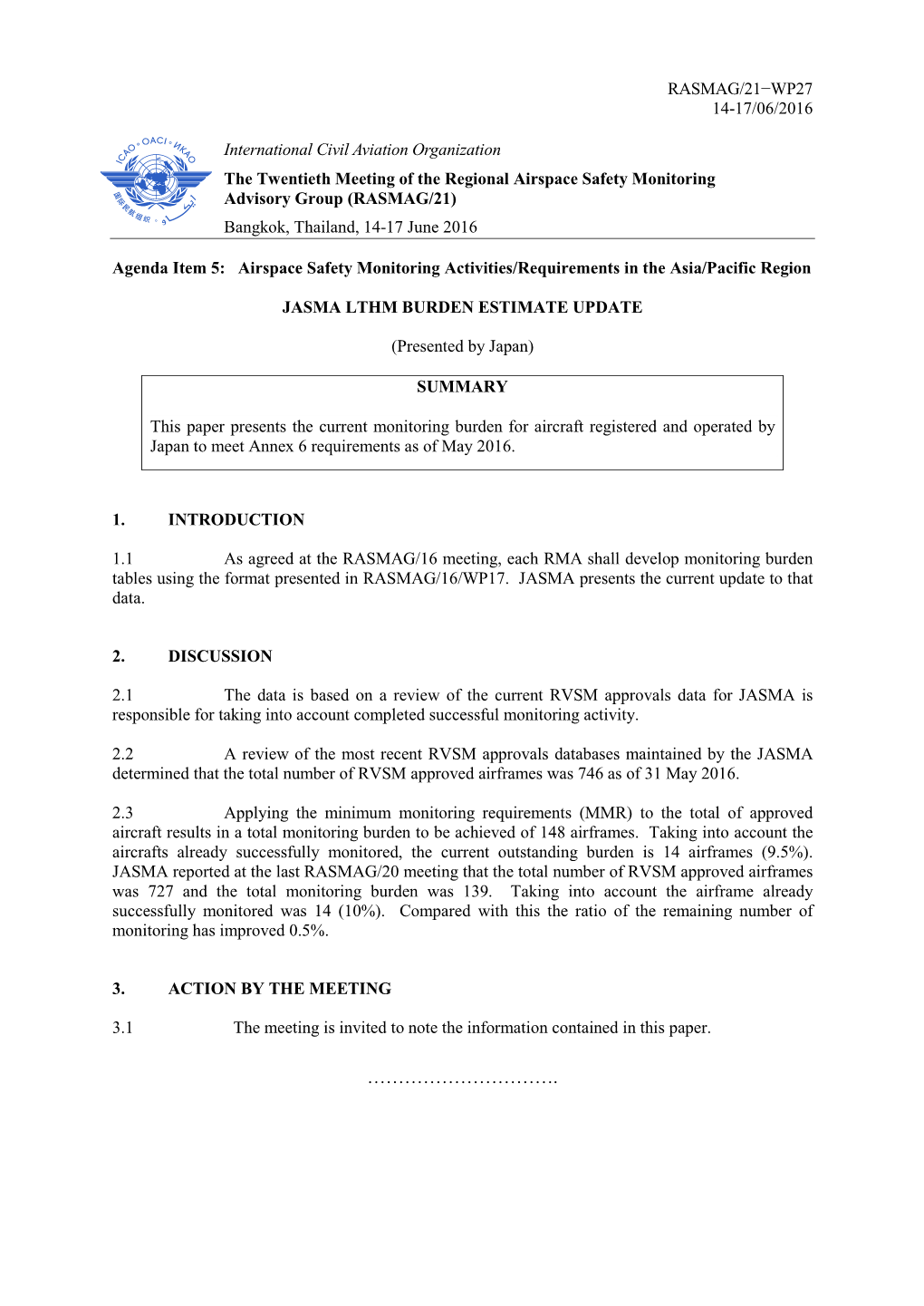 WP27 JASMA LTHM Burden Estimate Update.Pdf