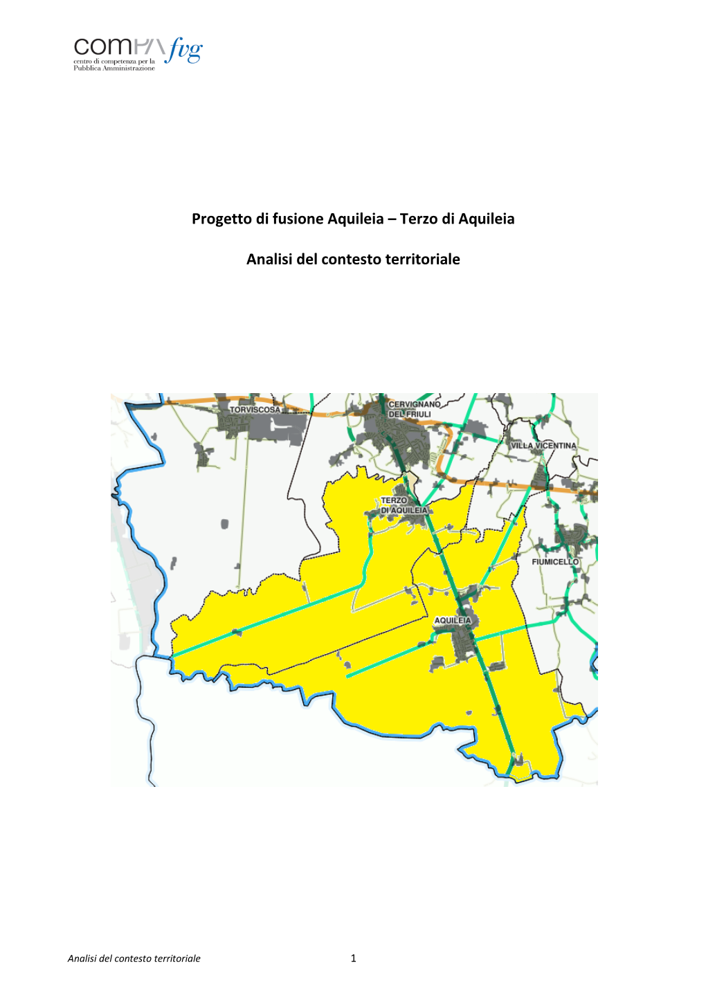 Terzo Di Aquileia Analisi Del Contesto Territoriale