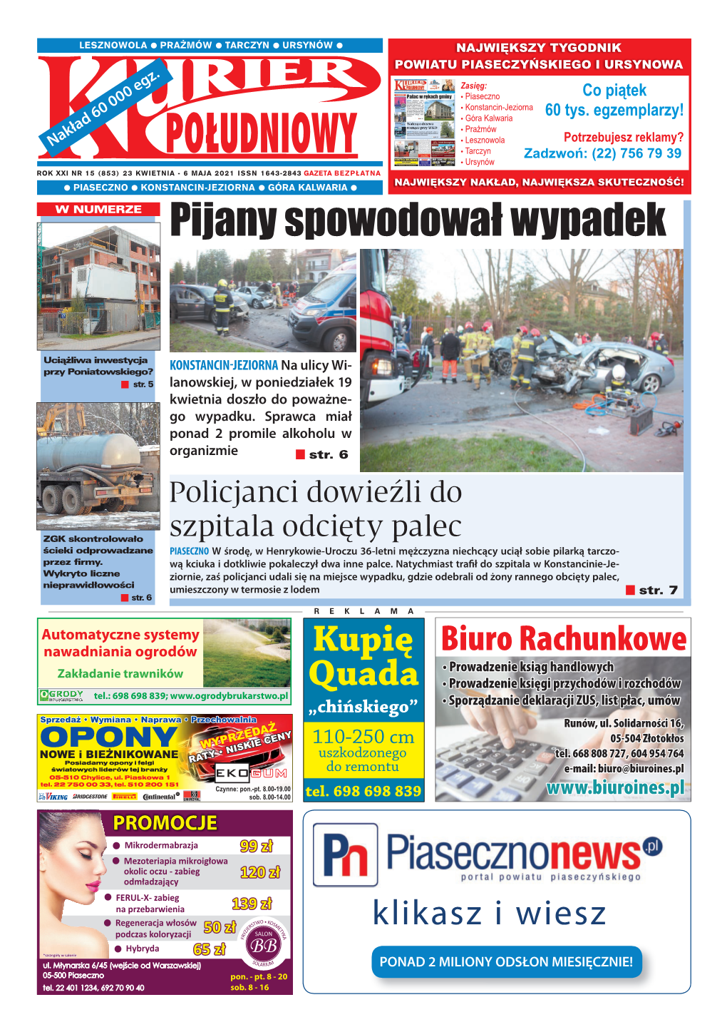 Pijany Spowodował Wypadek