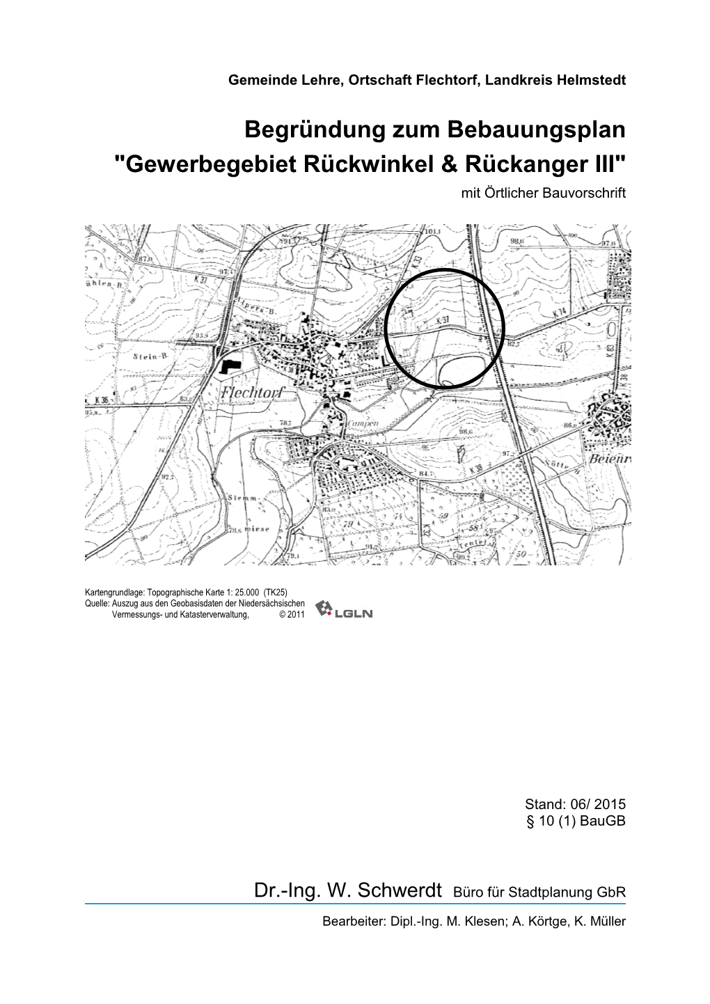 Gewerbegebiet Rückanger Rückwinkel