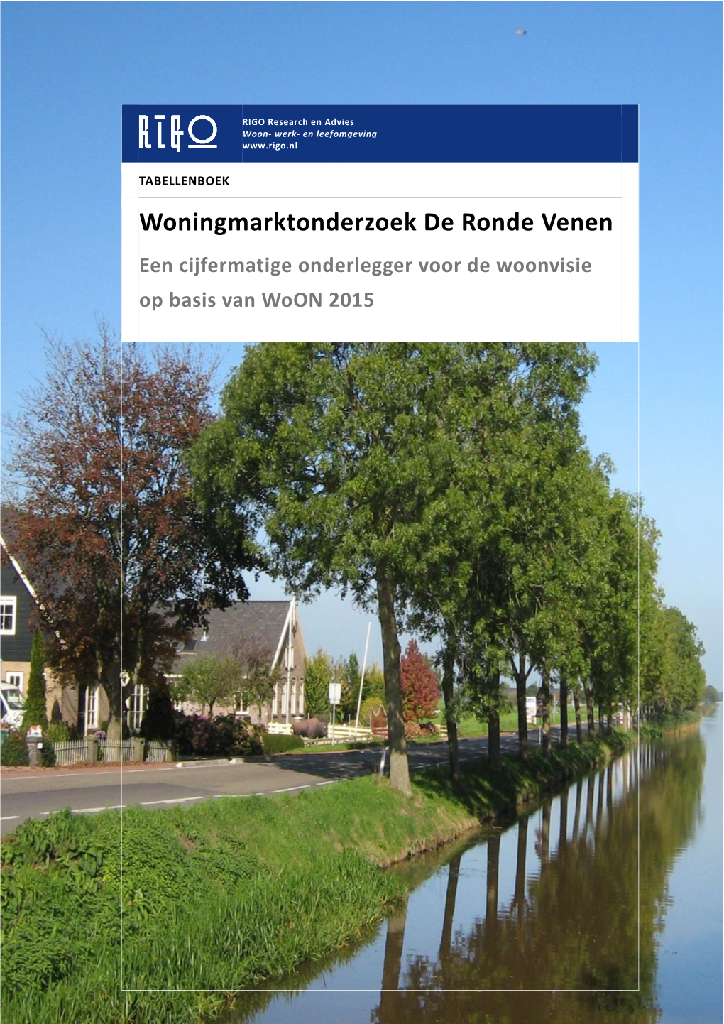 Woningmarktonderzoek De Ronde Venen Een Cijfermatige Onderlegger Voor De Woonvisie Op Basis Van Woon 2015