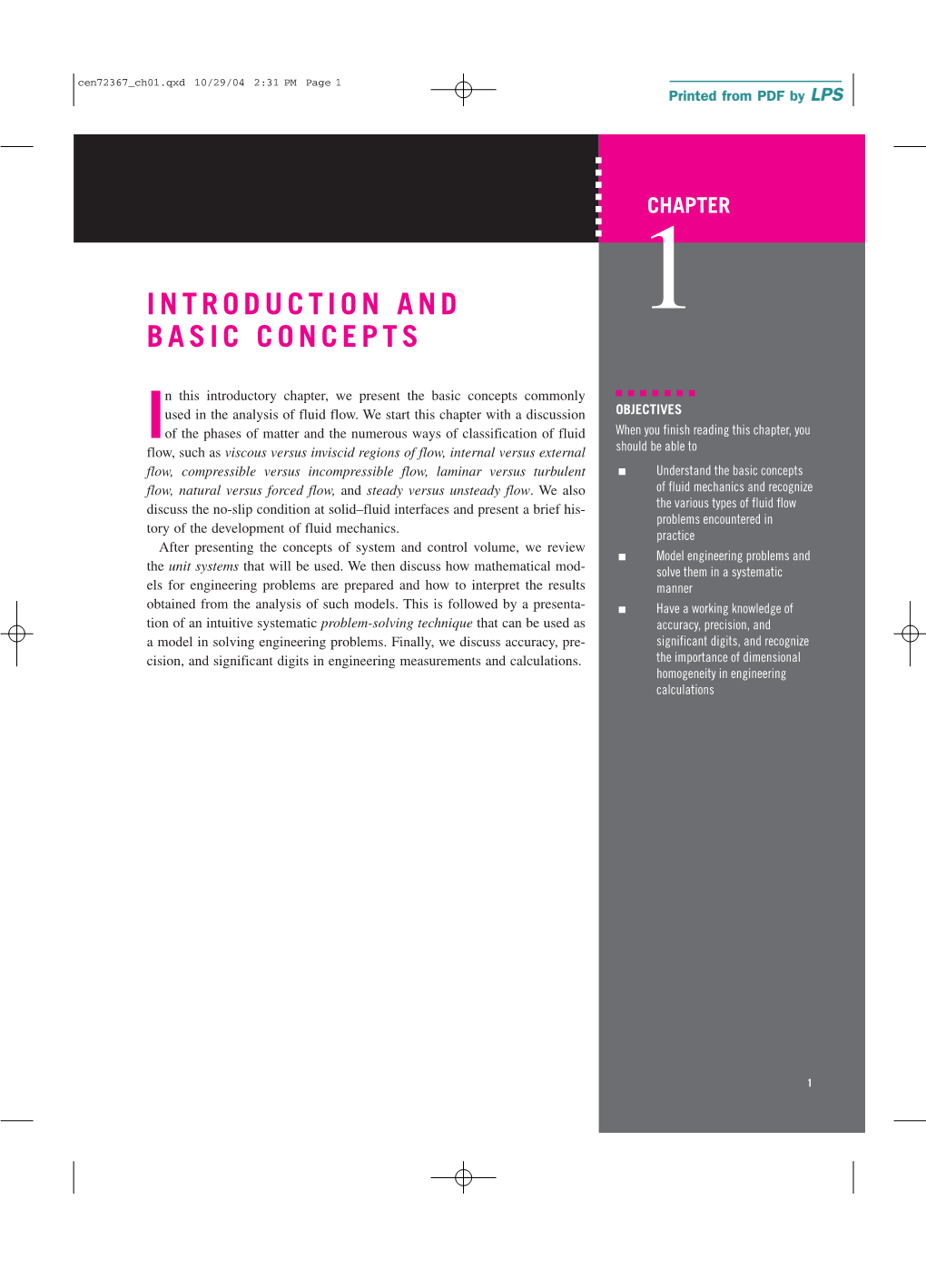 Introduction and Basic Concepts