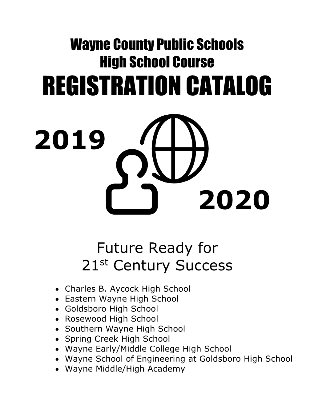2019-2020 High School Registration Catalog.Pdf
