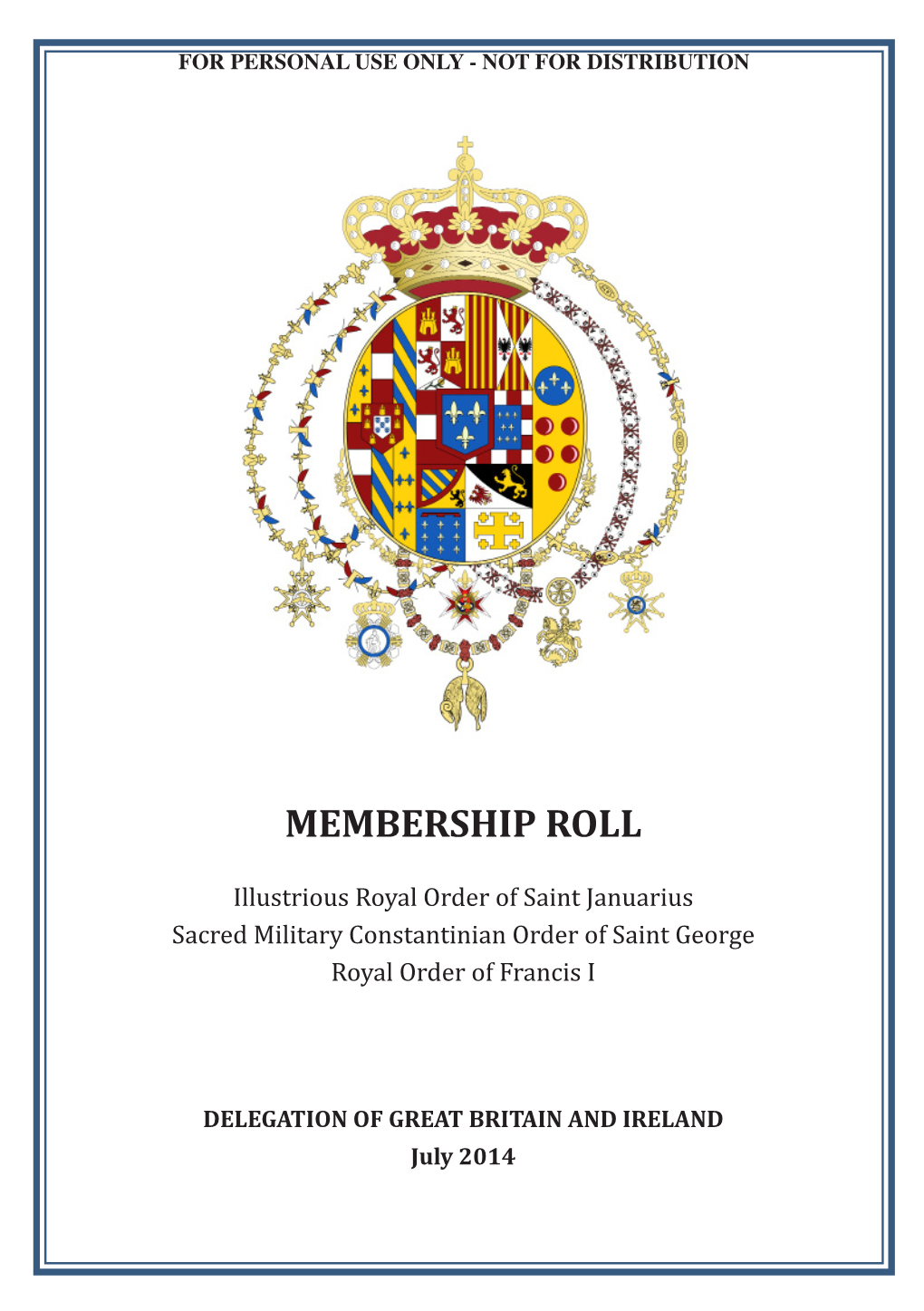 Membership Roll